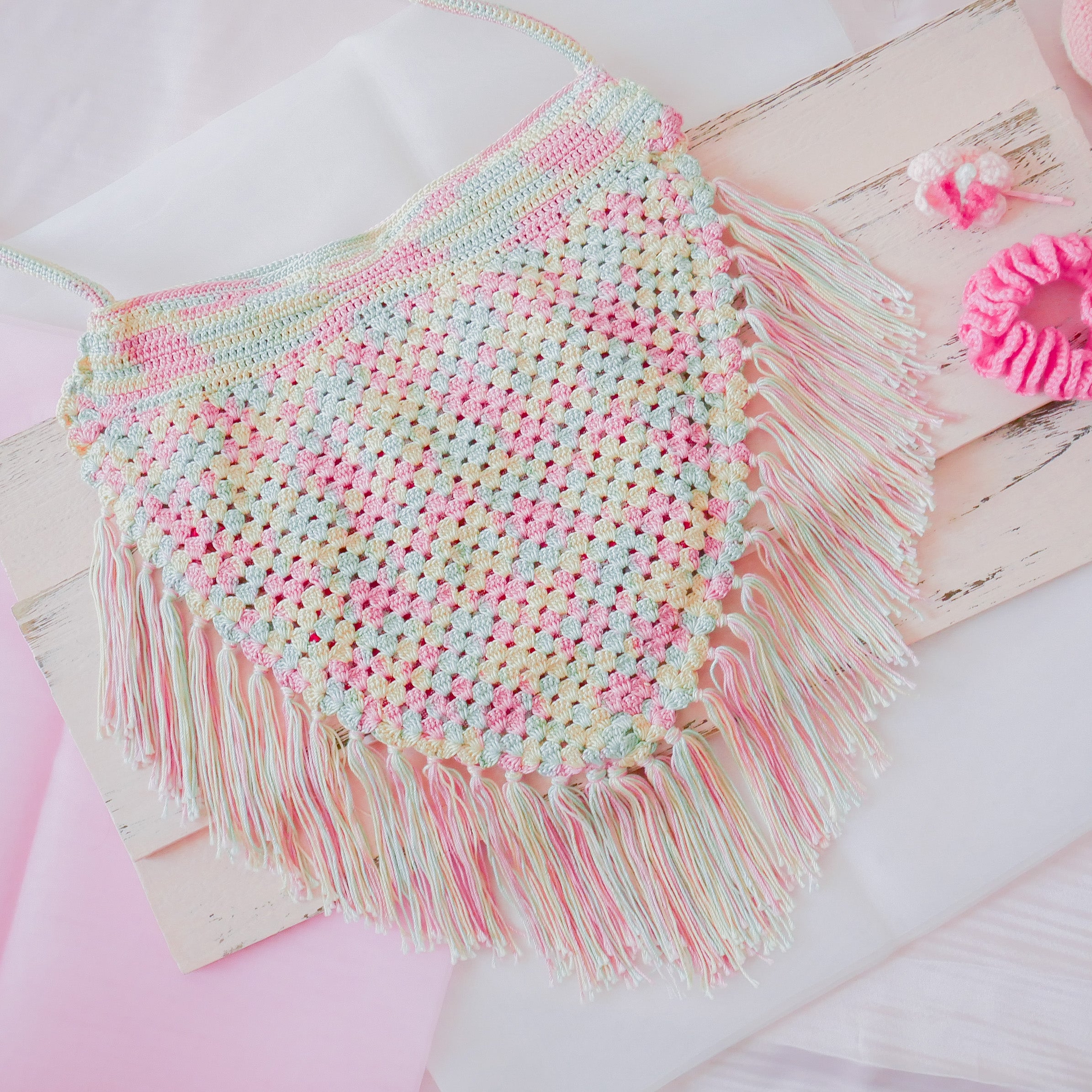 Rainbow Khamanno Fringe Bag