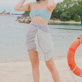 Baby Pastel Khamanno Fringe Bag - Cerulean