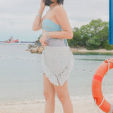 Baby Pastel Khamanno Fringe Bag - Cerulean