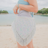 Baby Pastel Khamanno Fringe Bag - Cerulean