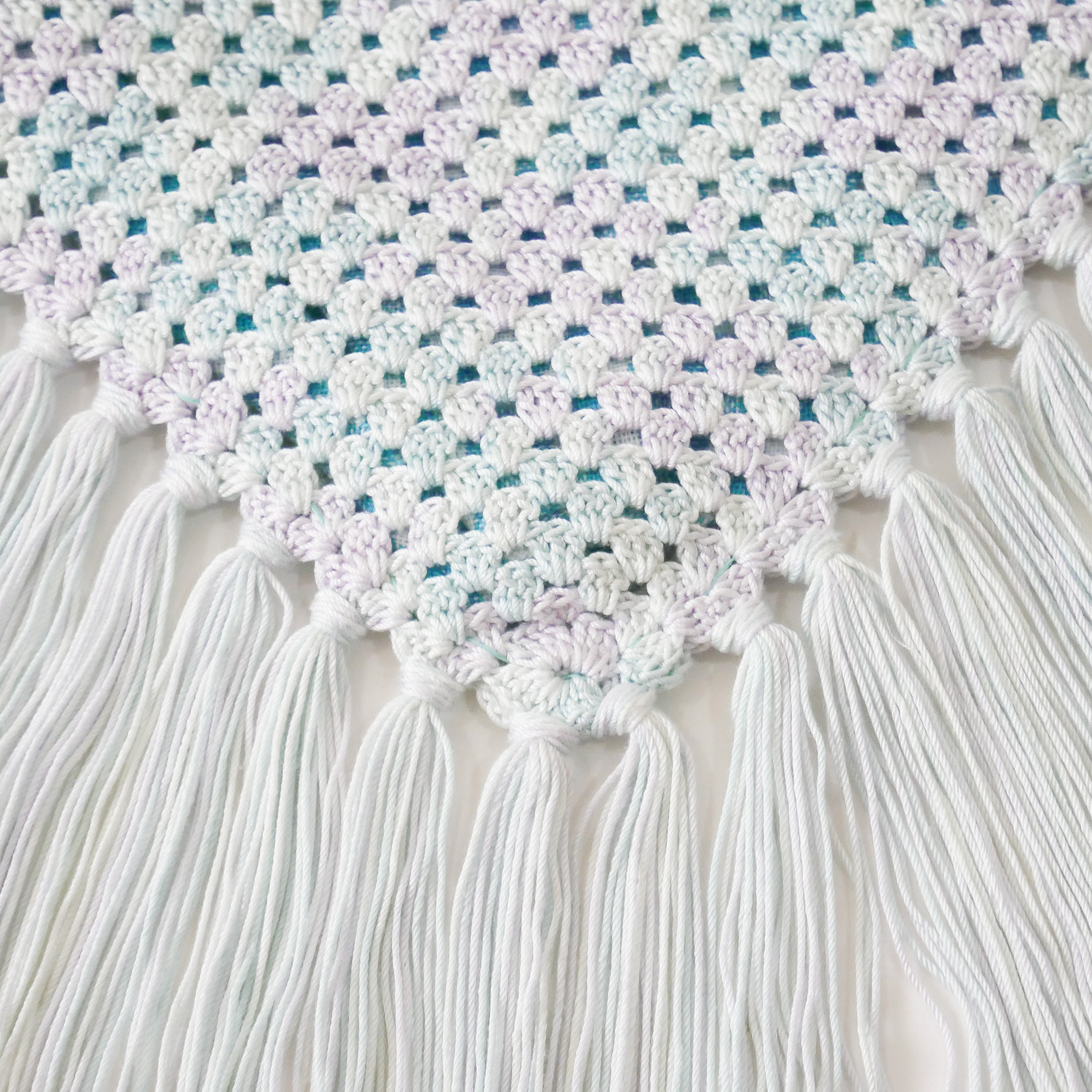 Baby Pastel Khamanno Fringe Bag - Cerulean