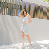 Baby Pastel Khamanno Fringe Bag - Cerulean