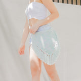 Baby Pastel Khamanno Fringe Bag - Cerulean
