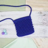 Bleu PomPom Sling Bag