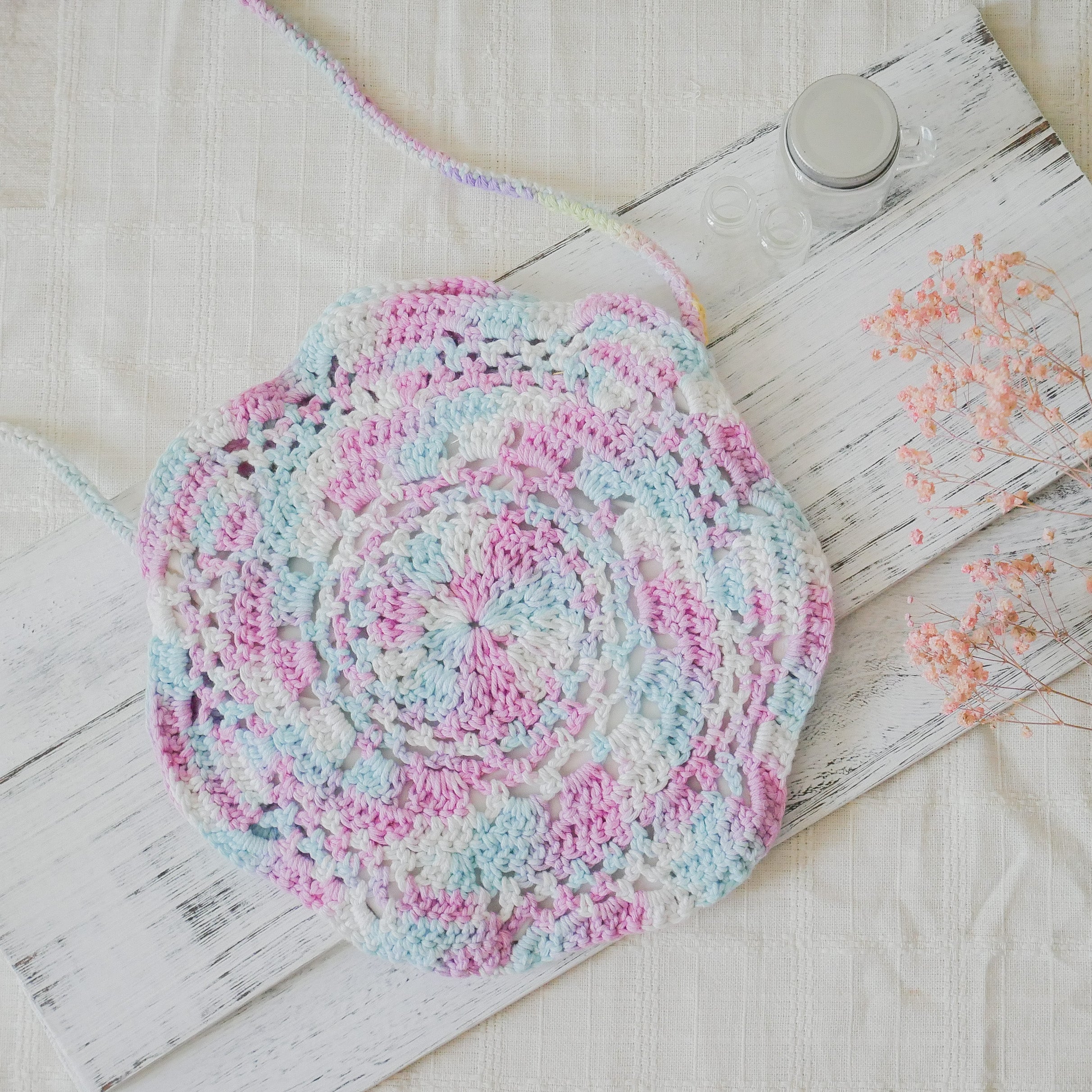 Twirling Floral Sling Bag