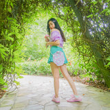 Twirling Floral Sling Bag