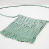 Mint Fringe Bag