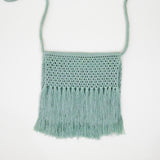 Mint Fringe Bag