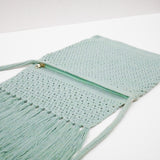 Mint Fringe Bag