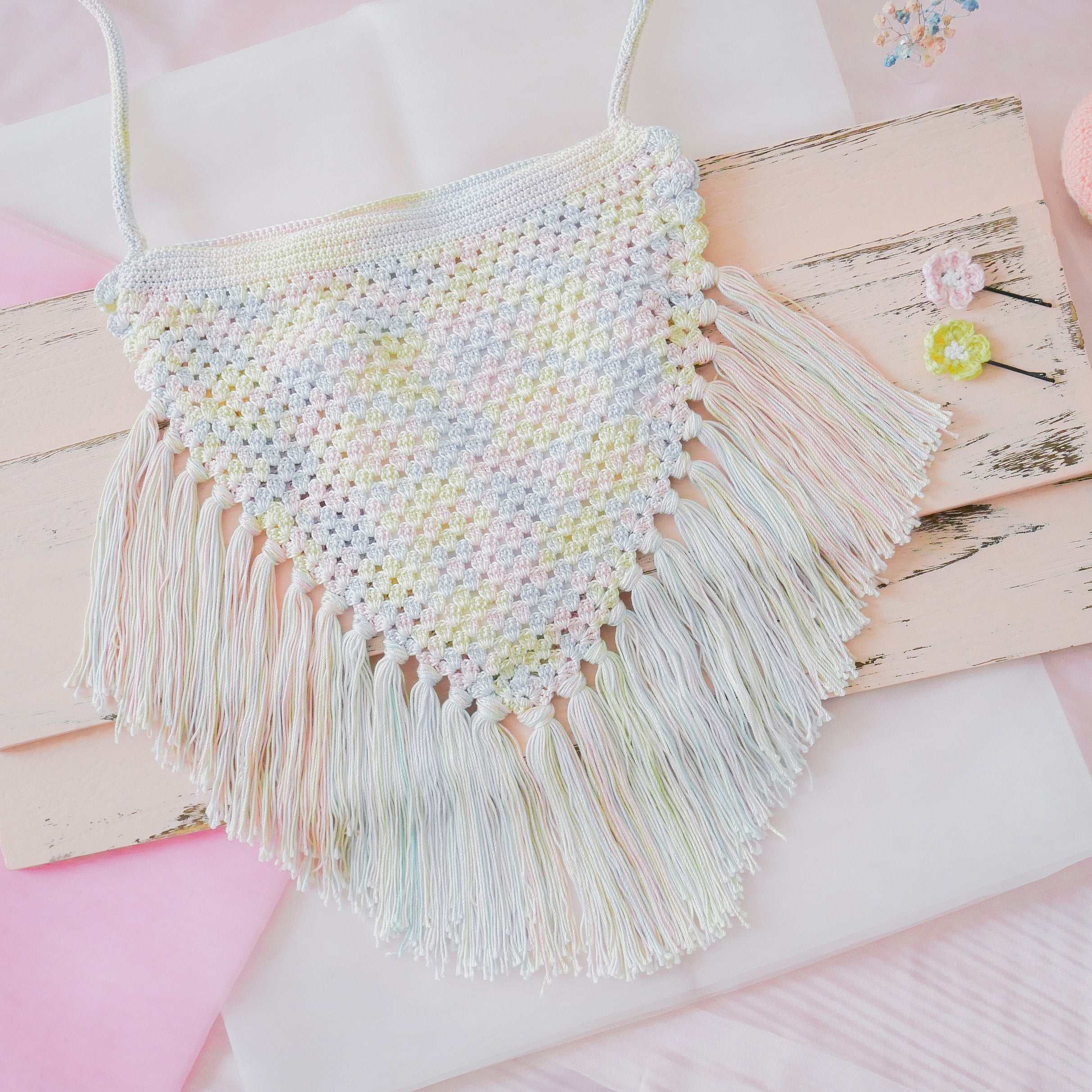 Baby Pastel Khamanno Fringe Bag - Butterscotch