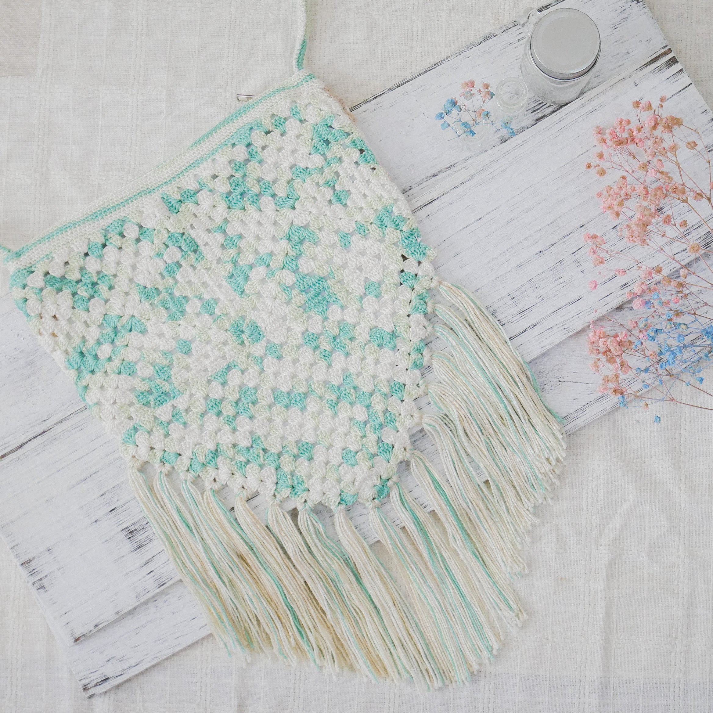 Hazel Twist Fringe Bag