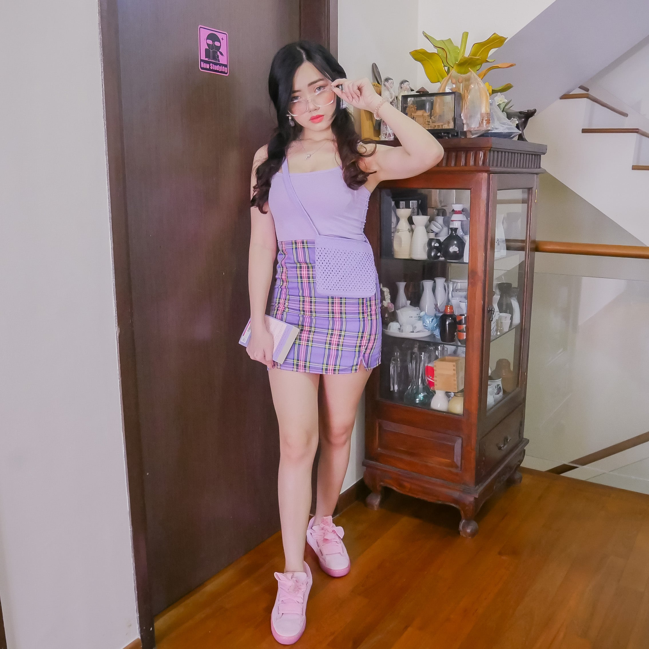 Jelly Sling Bag - Pastel Purple