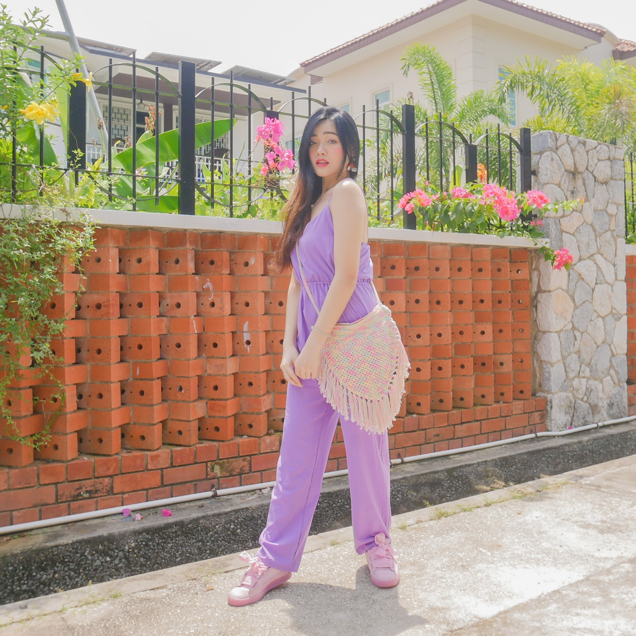 Rainbow Khamanno Fringe Bag
