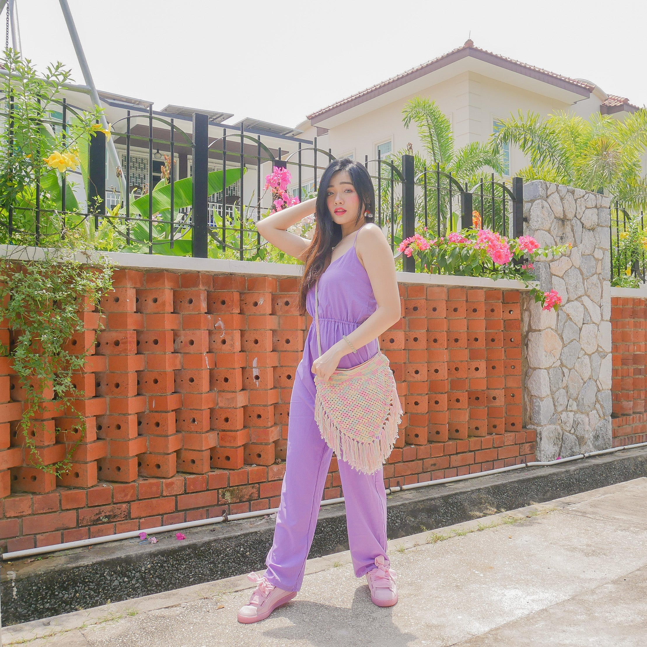 Rainbow Khamanno Fringe Bag
