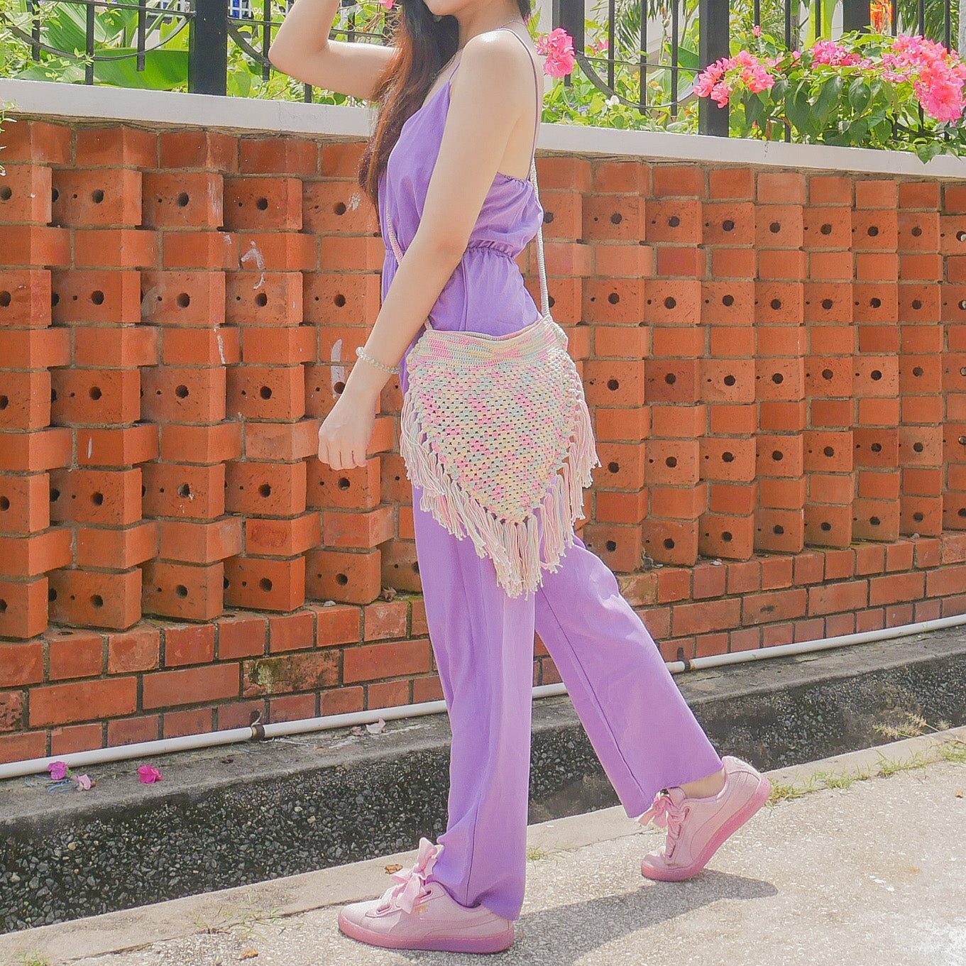 Rainbow Khamanno Fringe Bag