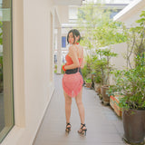 Vermillion Khammano Fringe Bag