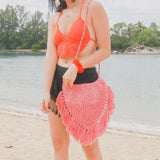 Vermillion Khammano Fringe Bag