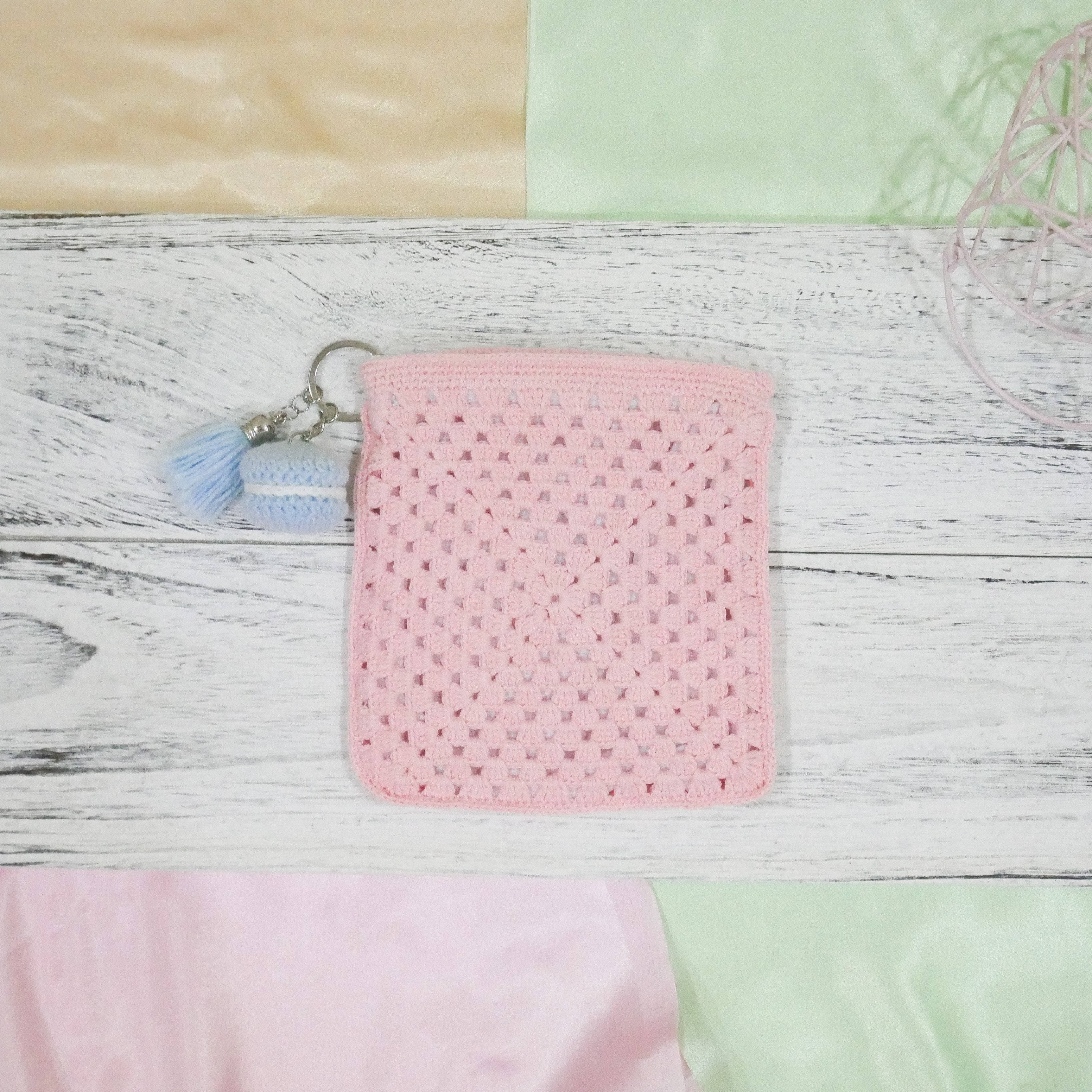 Light Blue Macaron Charm