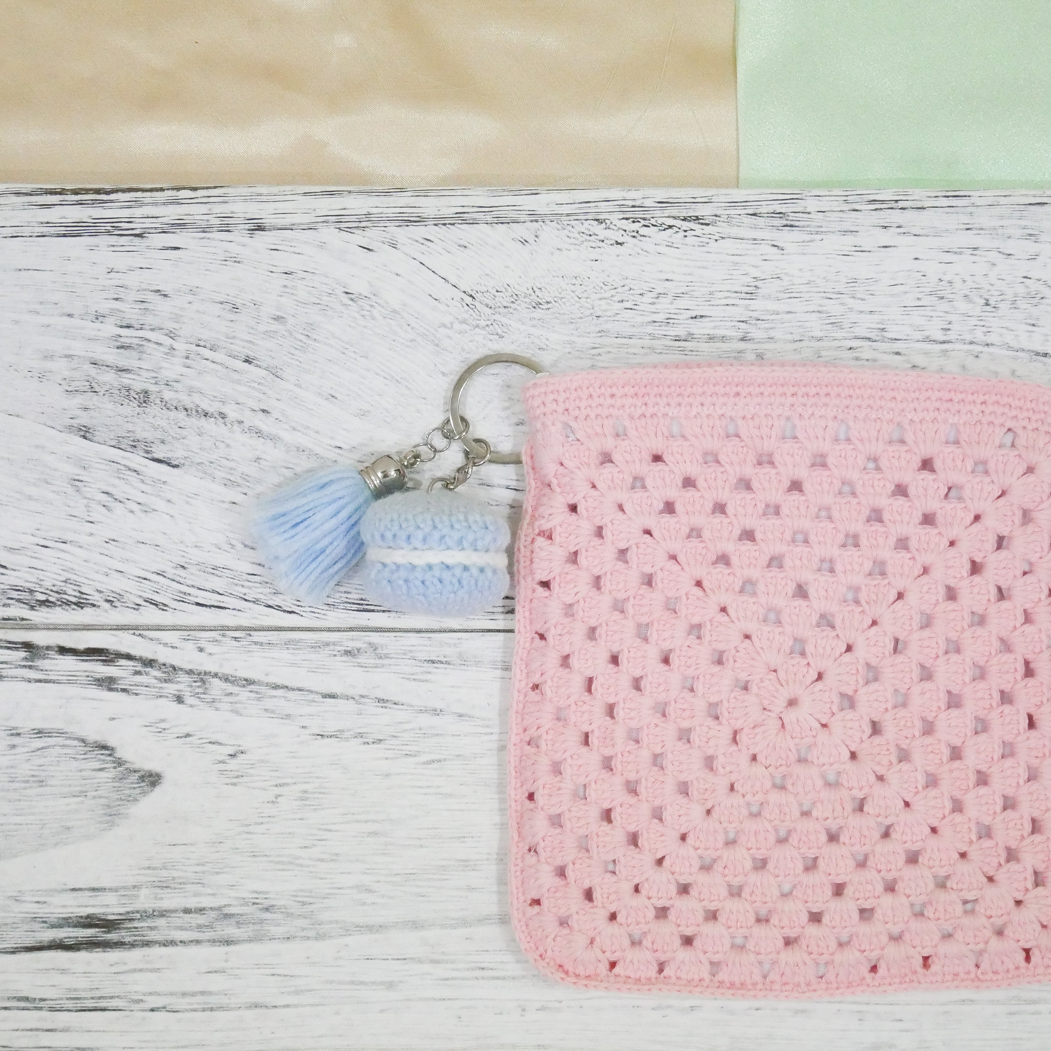 Light Blue Macaron Charm