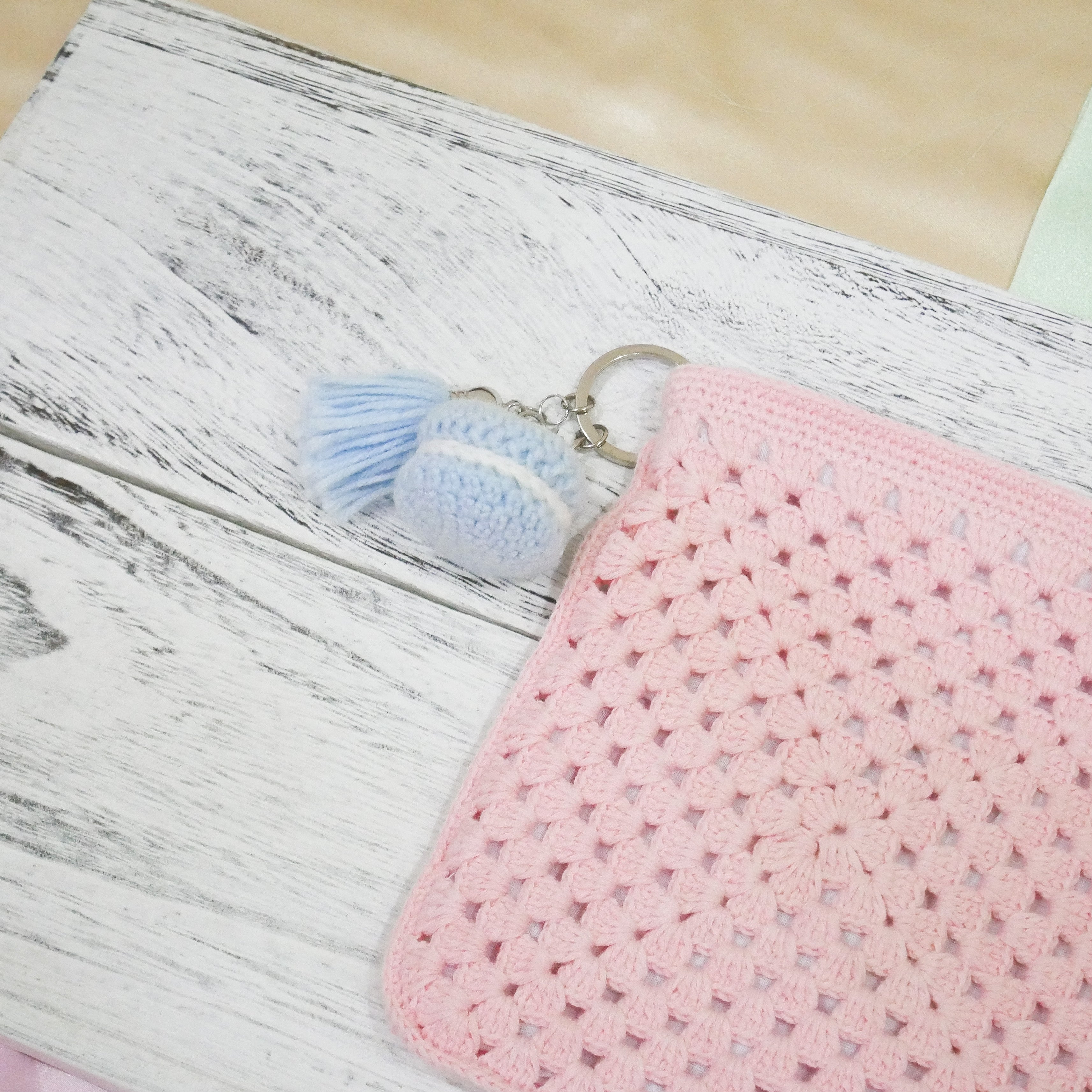 Light Blue Macaron Charm