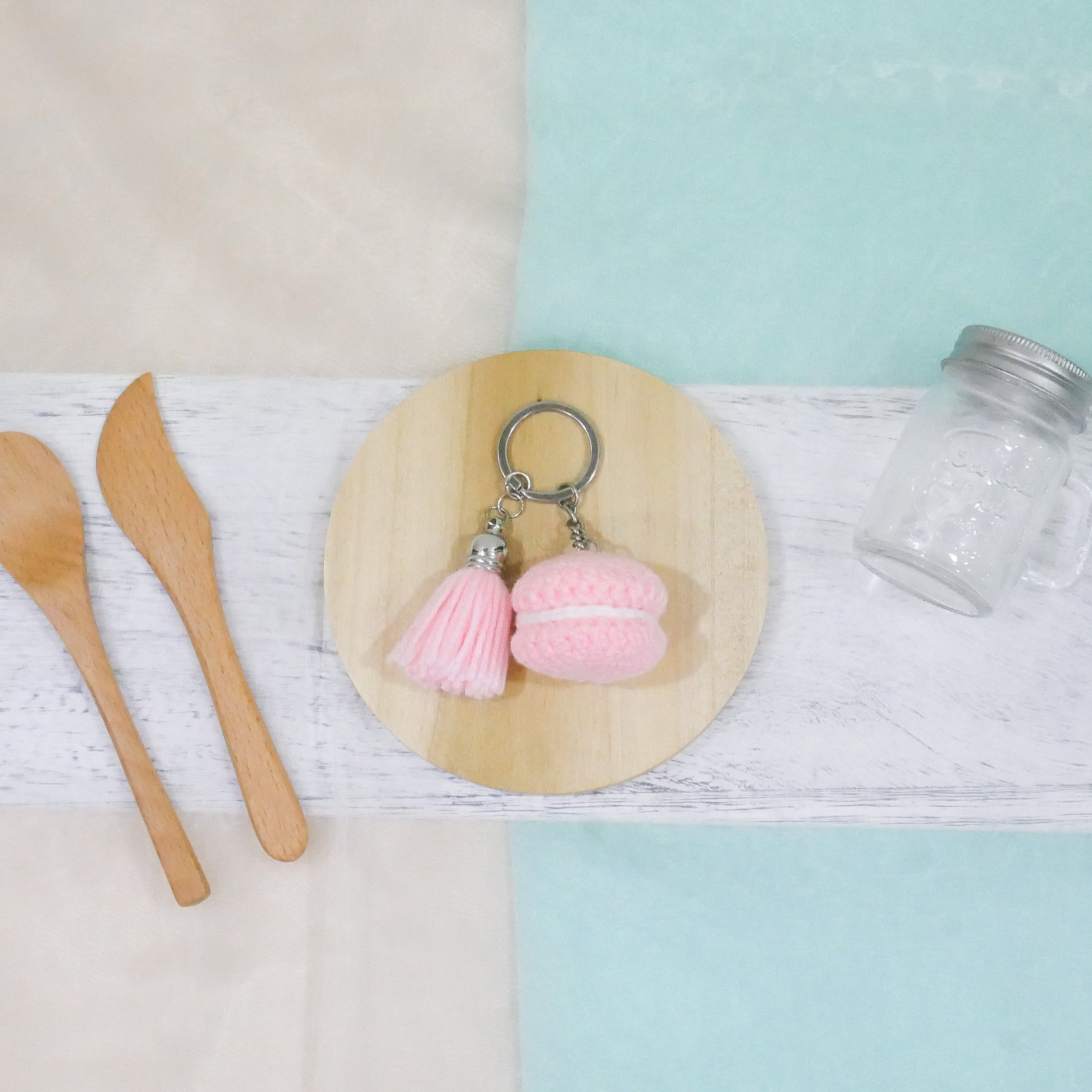 Light Pink Macaron Charm