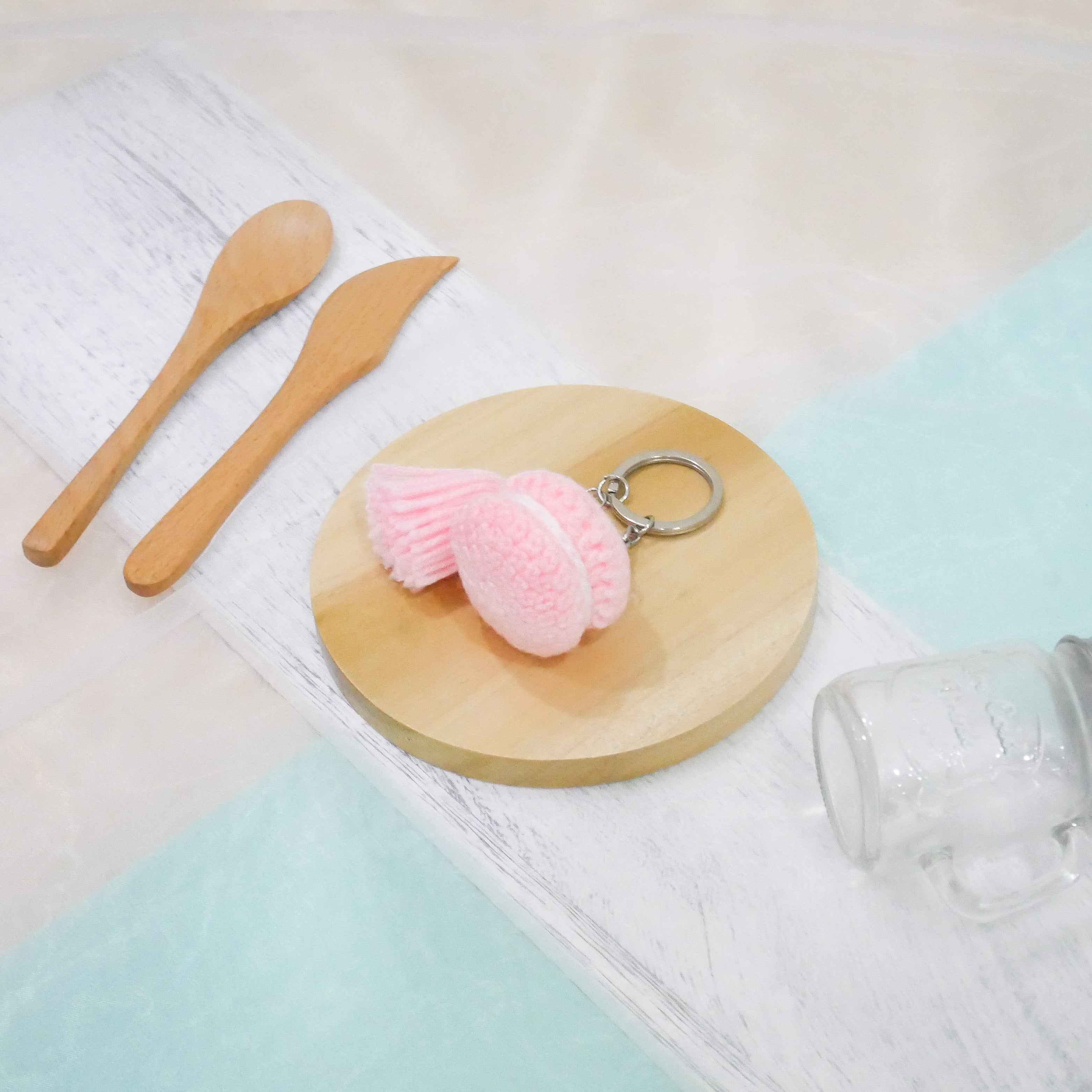 Light Pink Macaron Charm
