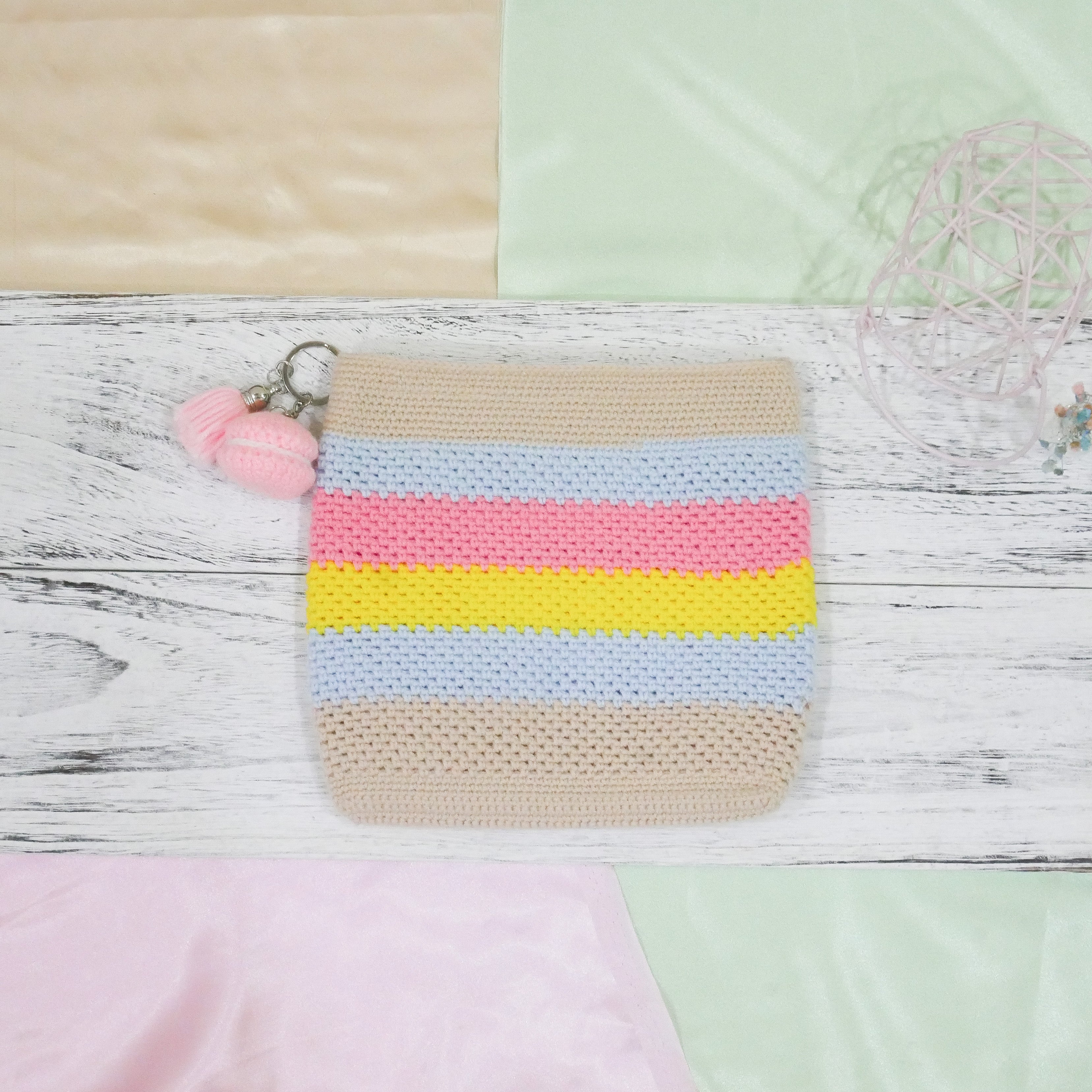 Light Pink Macaron Charm