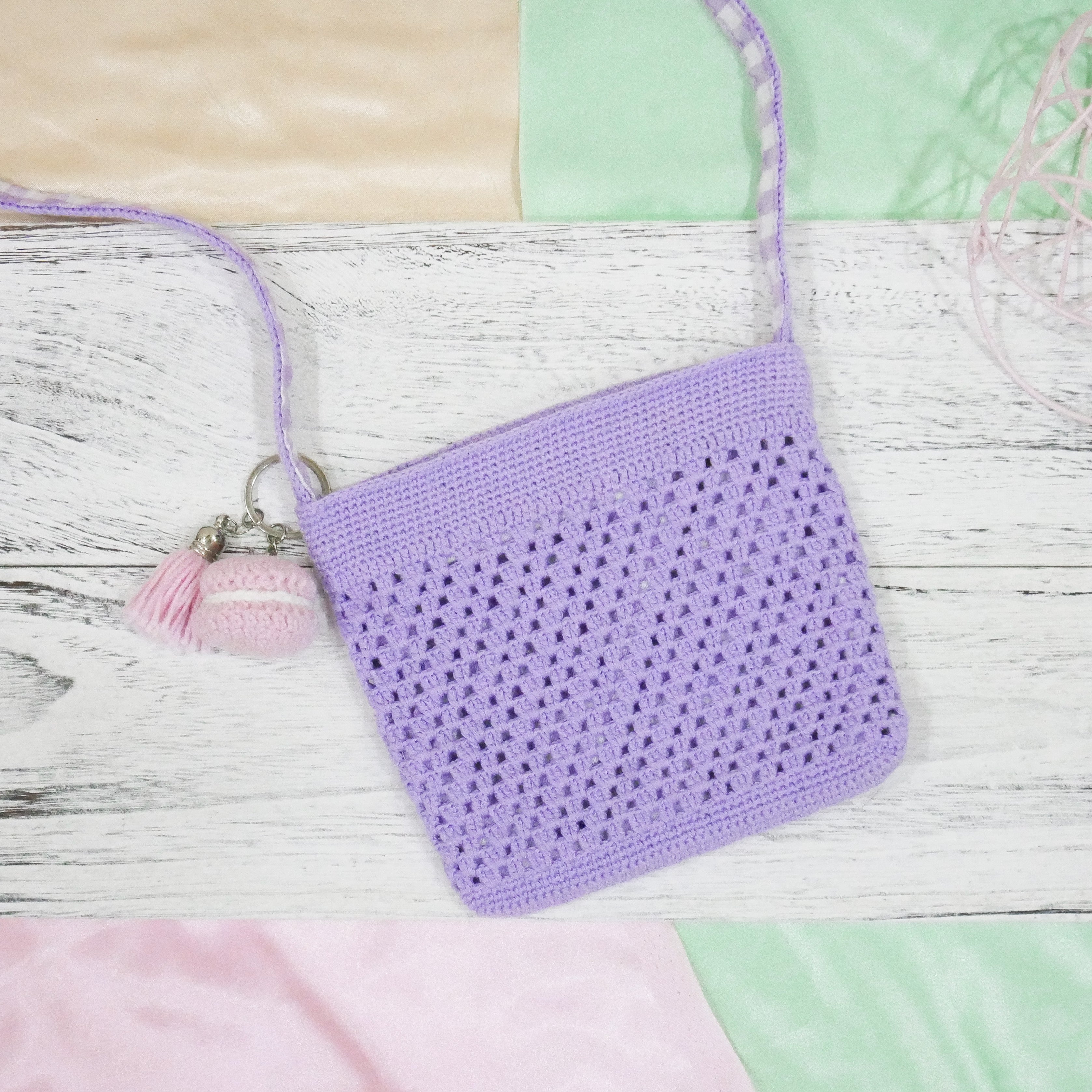 Lilac Macaron Charm