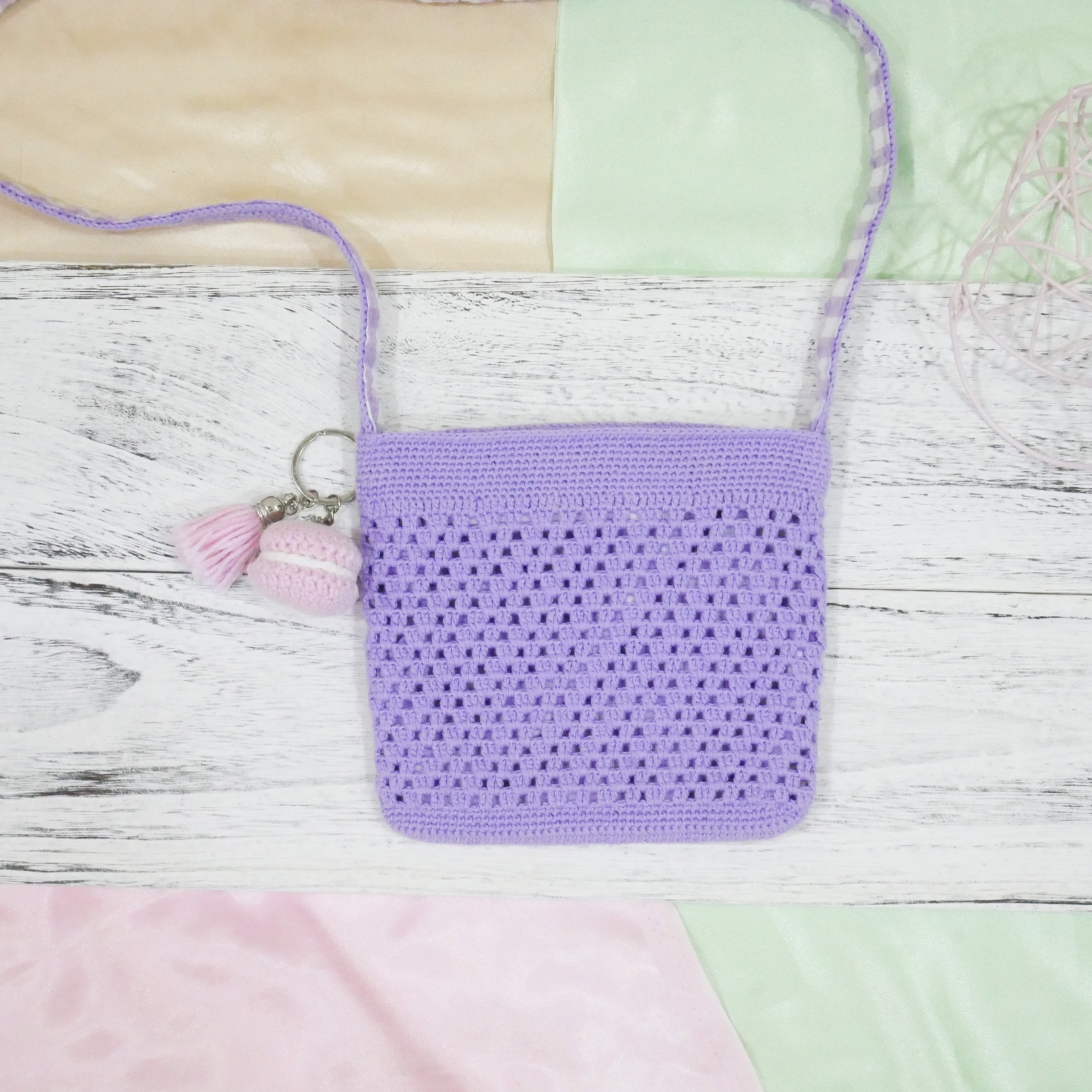 Lilac Macaron Charm