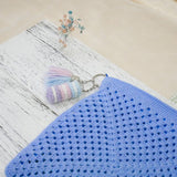 Stacked Macaron Charm (Blue, Lilac, Purple)