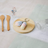 Stacked Macaron Charm (Blue, Pink, Yellow)