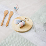 Stacked Macaron Charm (Blue, Pink, Yellow)