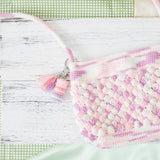 Stacked Macaron Charm (Light Pink, Pink, Purple)