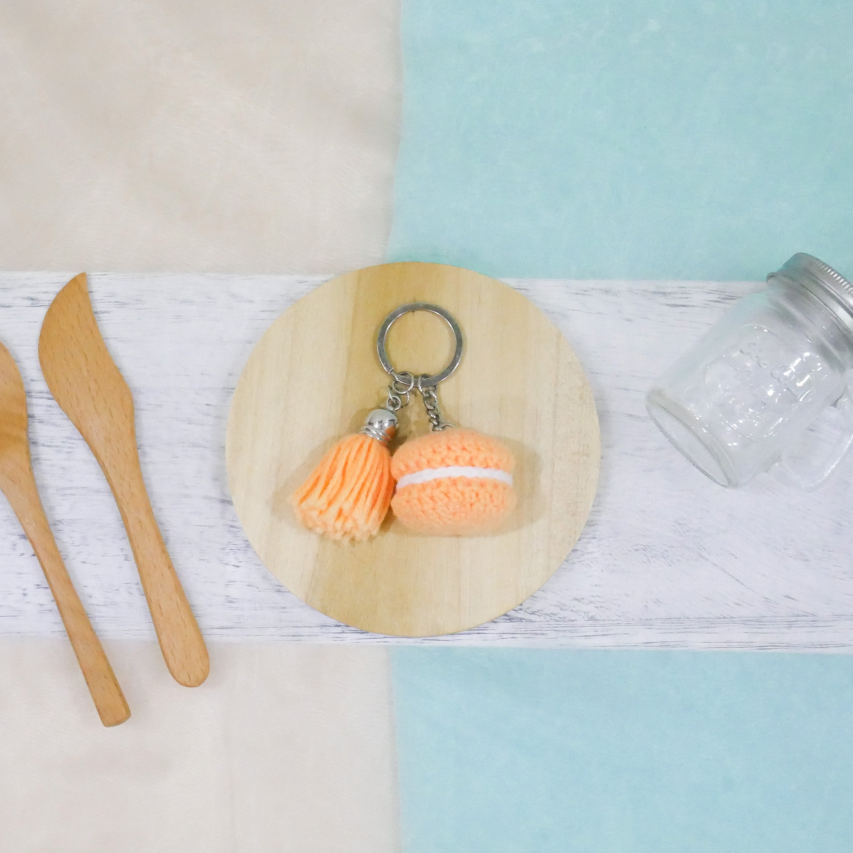 Orange Macaron Charm