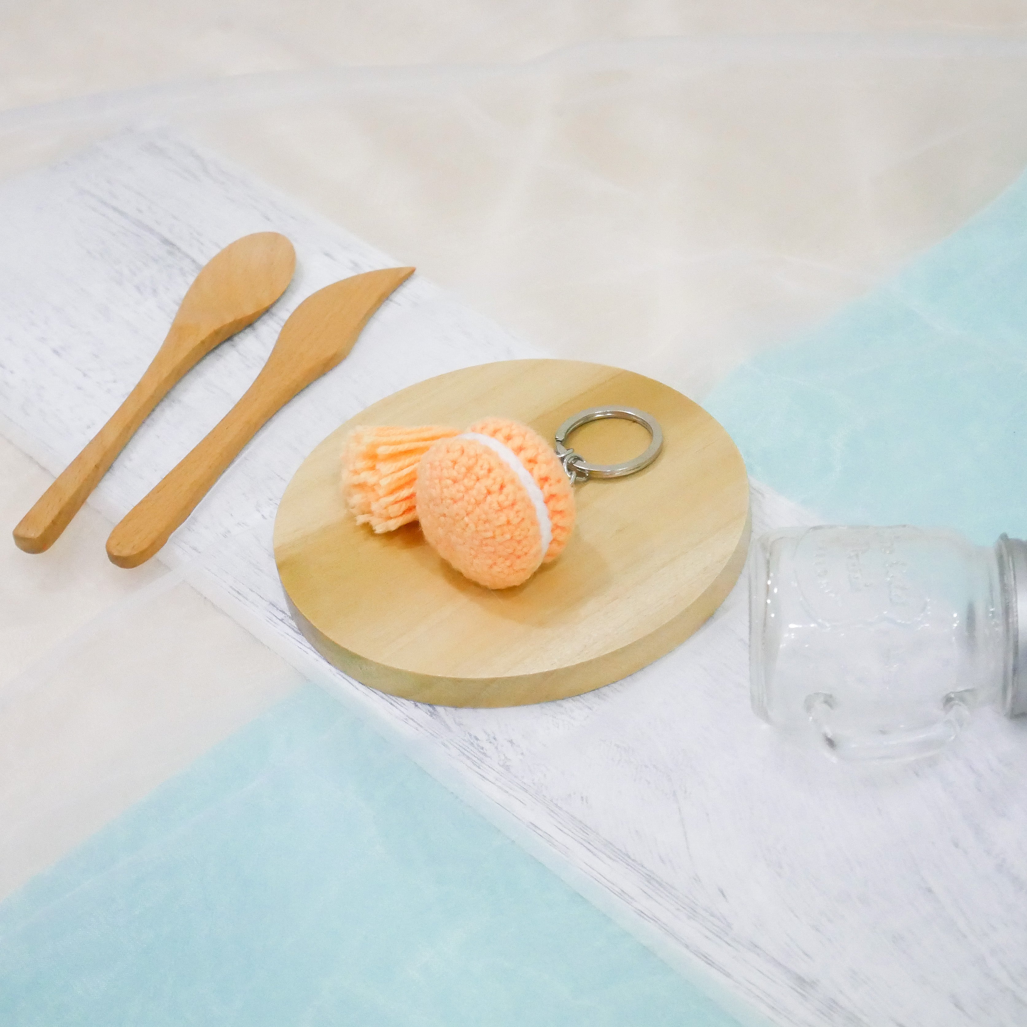 Orange Macaron Charm