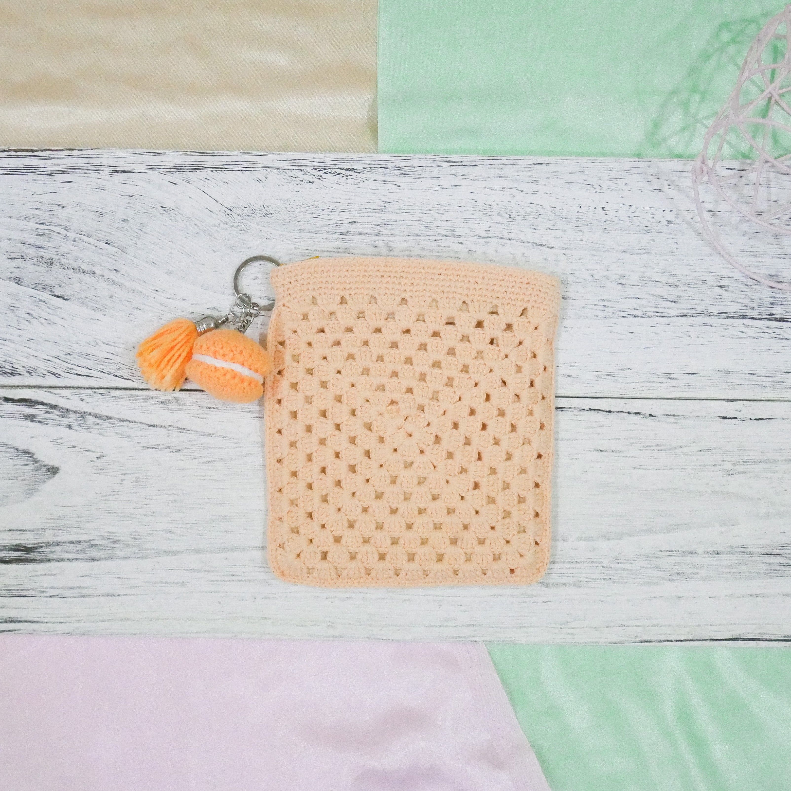 Orange Macaron Charm