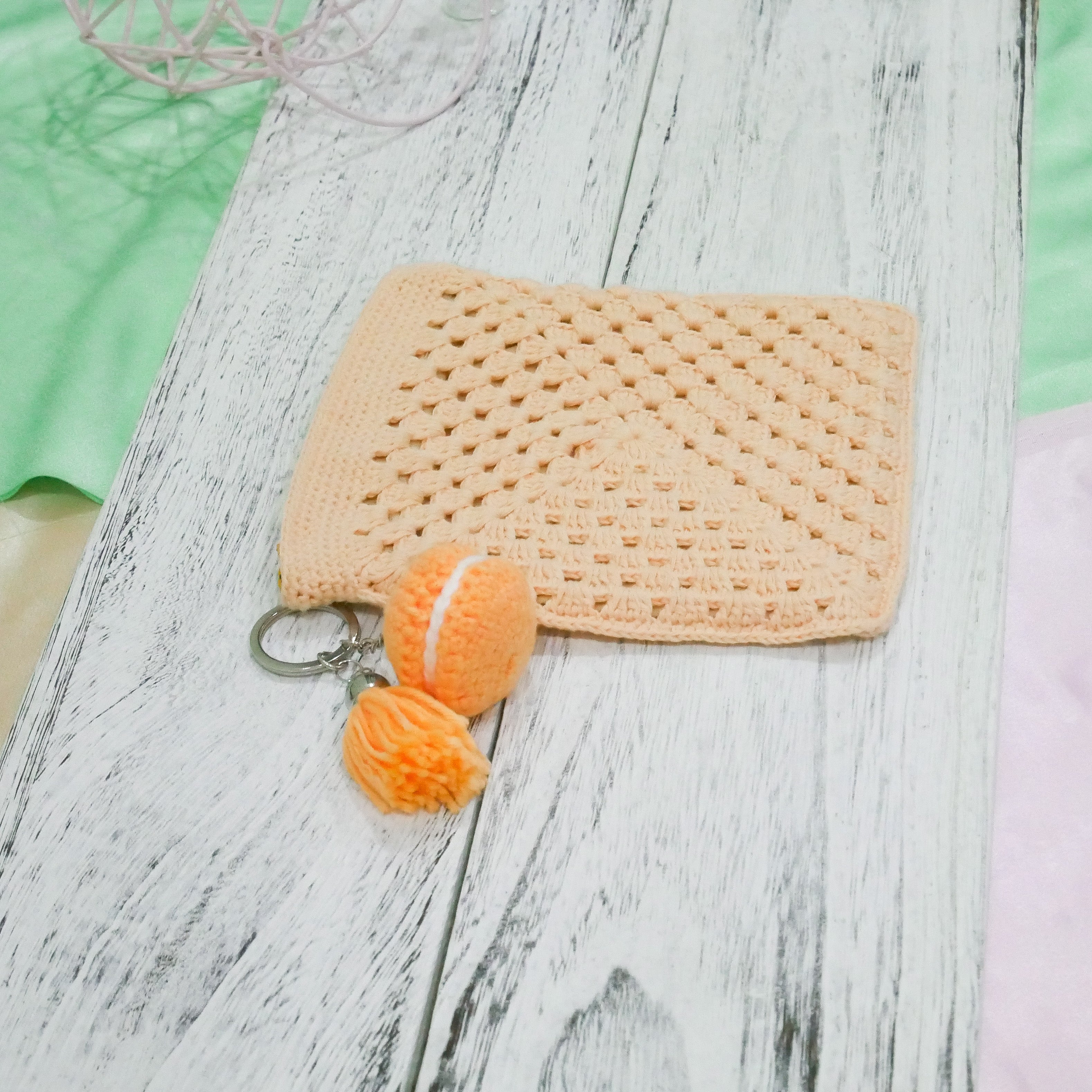 Orange Macaron Charm