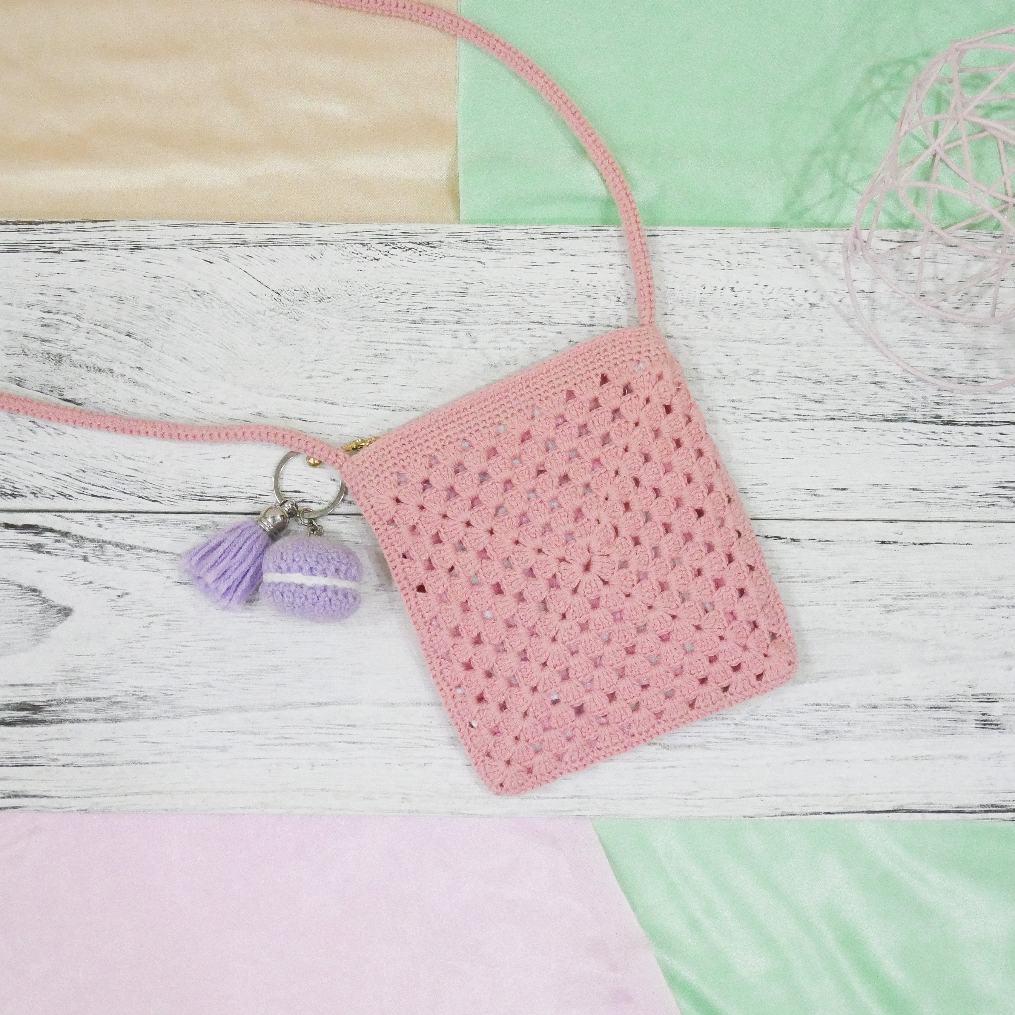 Purple Macaron Charm