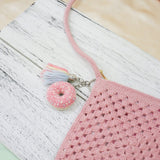 Strawberry Donut Charm