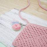 Strawberry Donut Charm