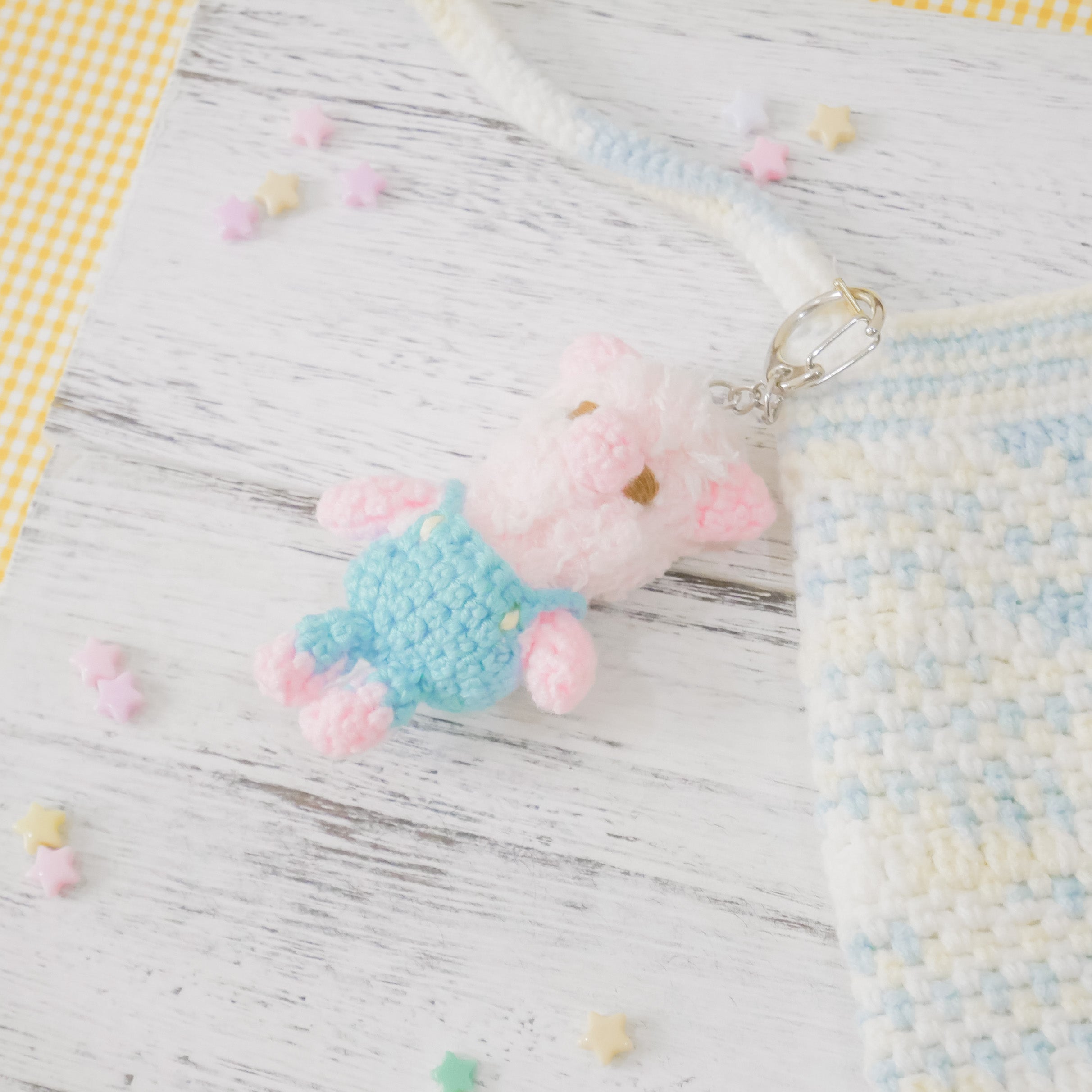 Three Little Pigs Charm (no blush) - Blue