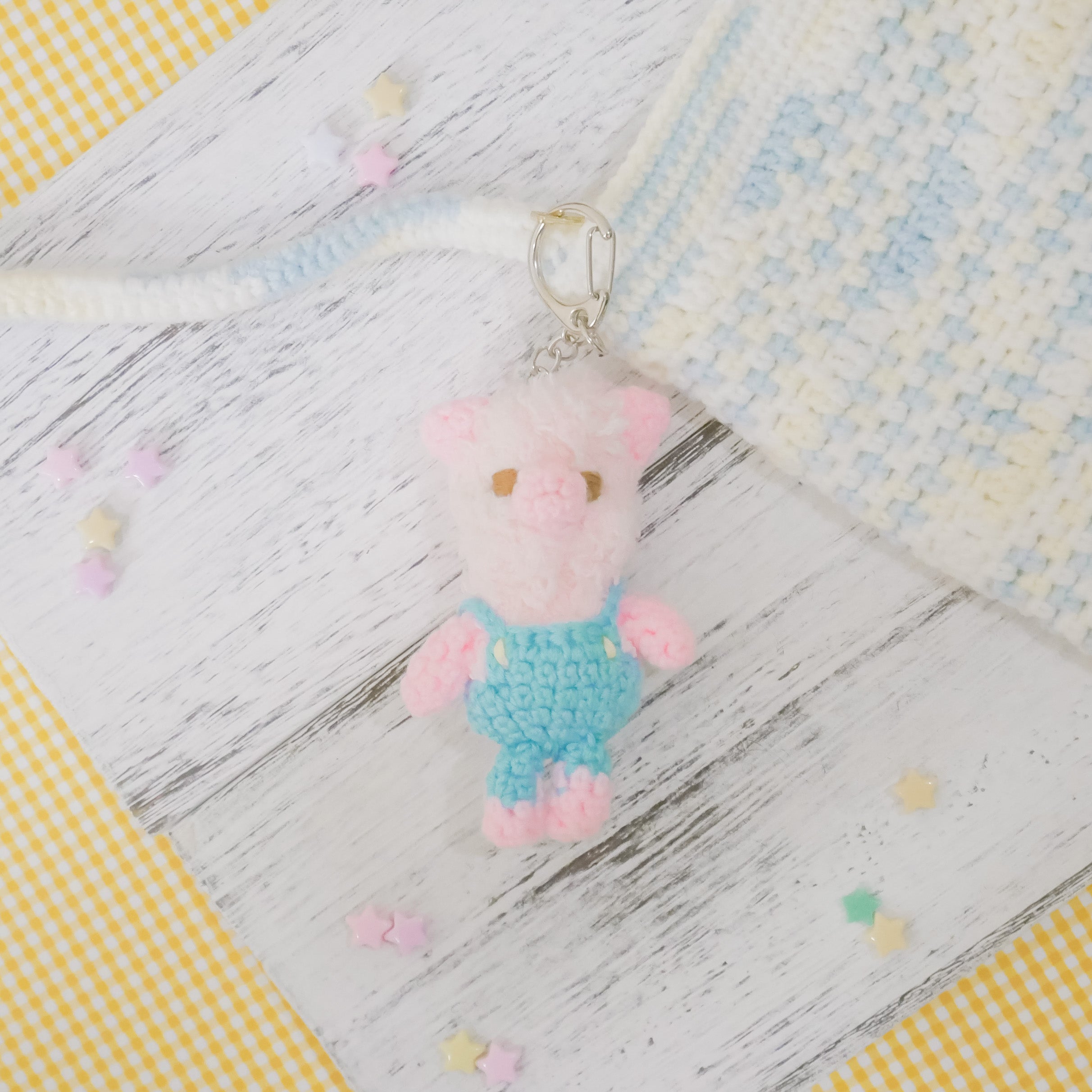 Three Little Pigs Charm (no blush) - Blue