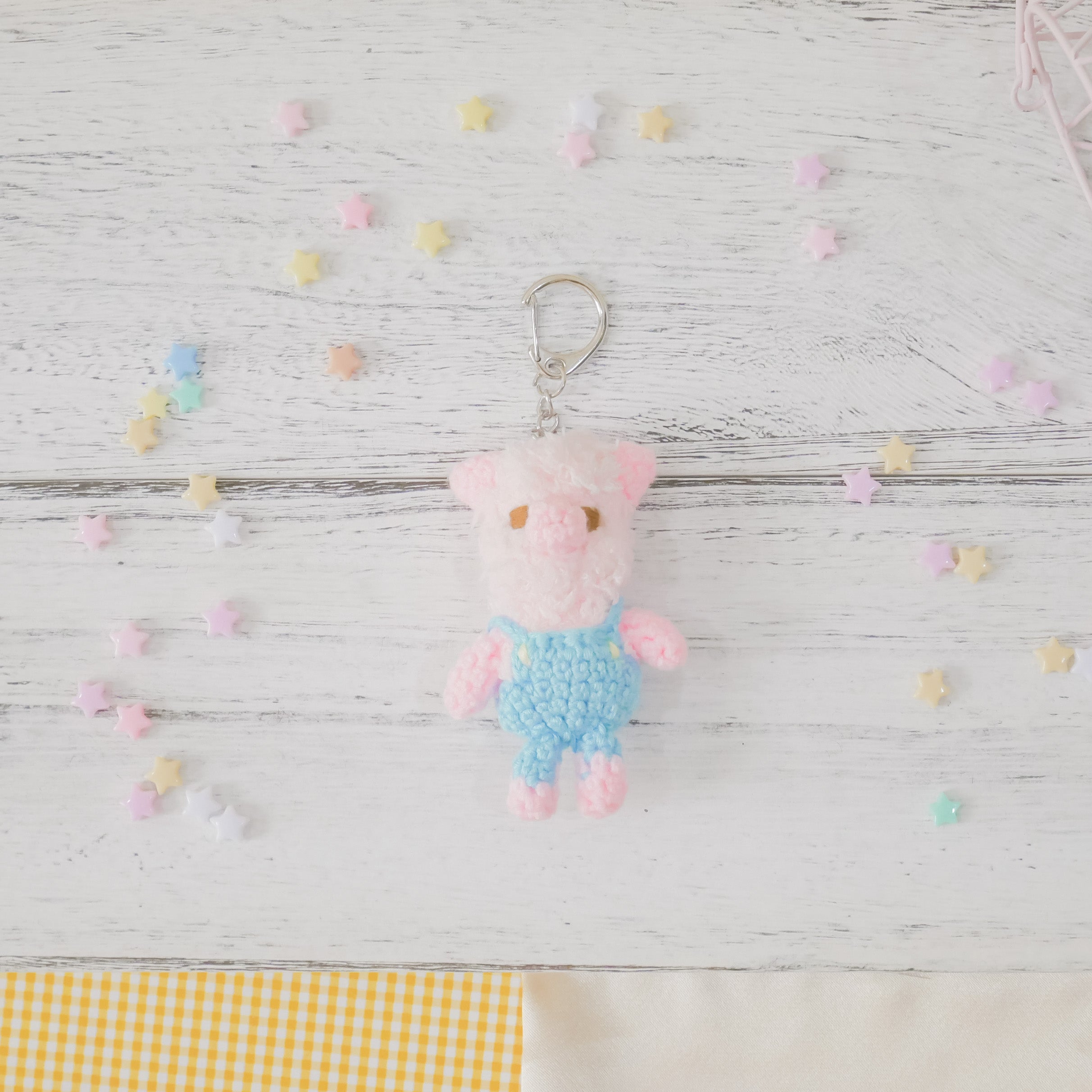 Three Little Pigs Charm (no blush) - Blue