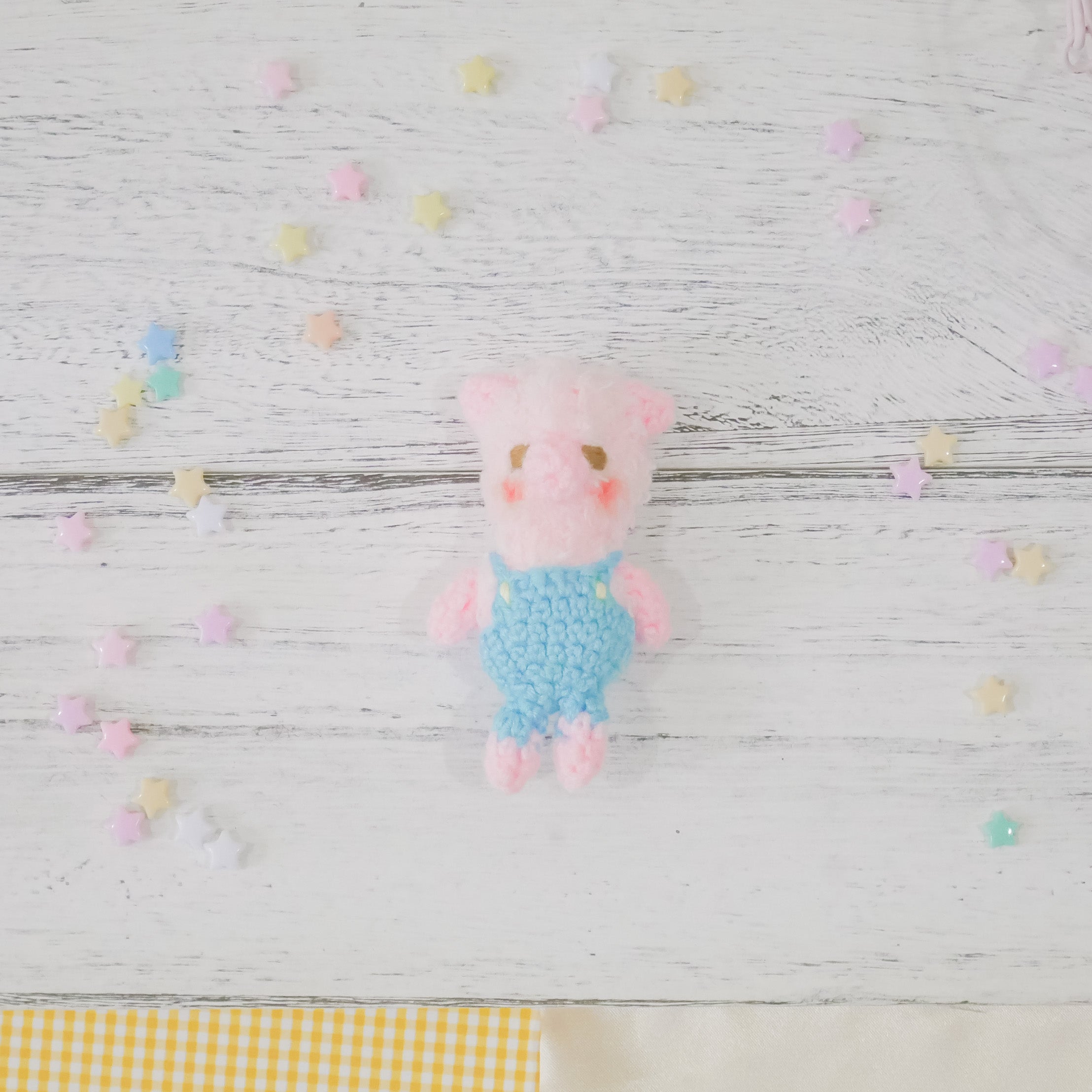 Three Little Pigs Charm - Blue