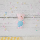 Three Little Pigs Charm - Blue