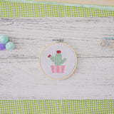 Echinocereus Cactus - Cross Stitch Kit