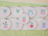 Echinocereus Cactus - Cross Stitch Kit