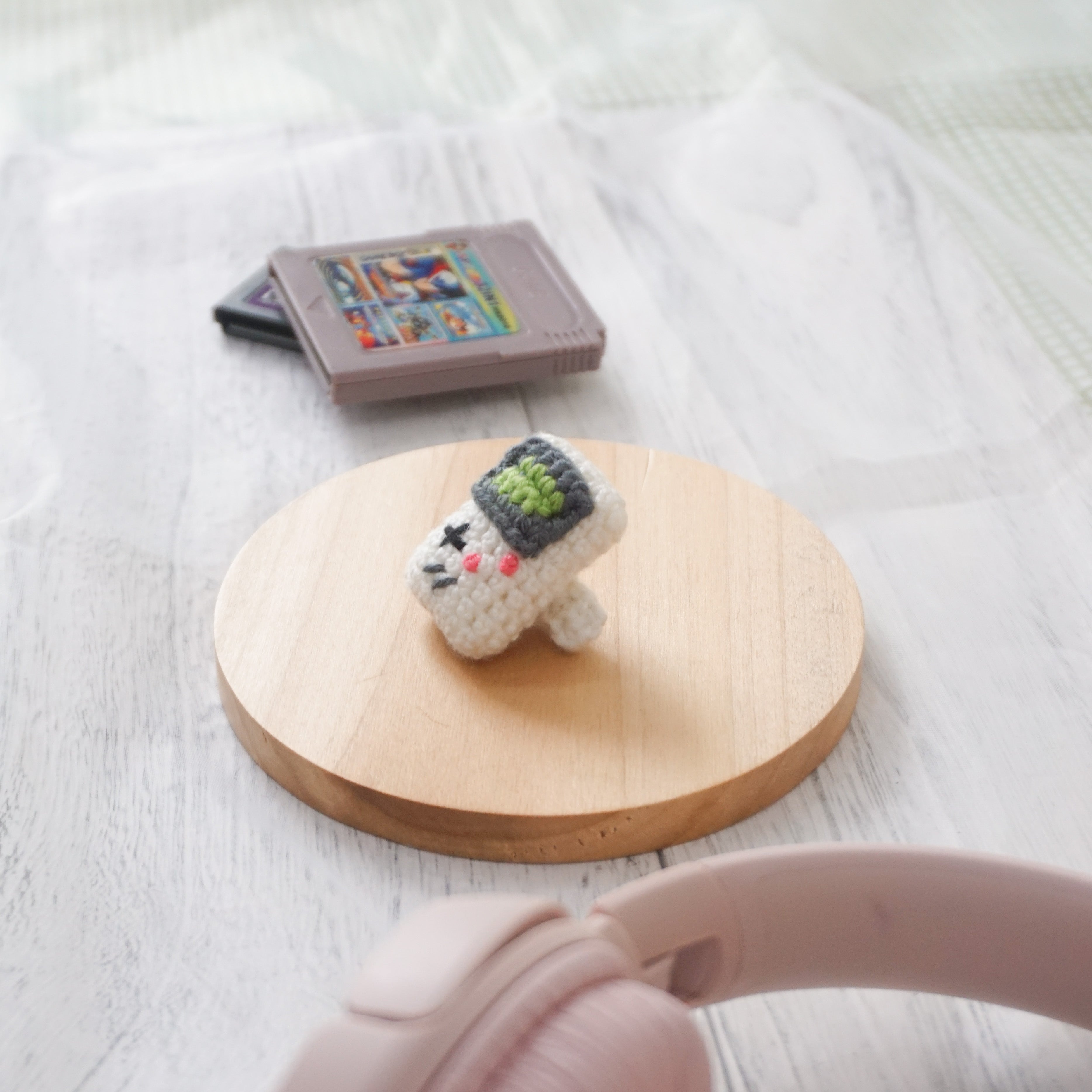 GameBoy Inspired Hairclip - White