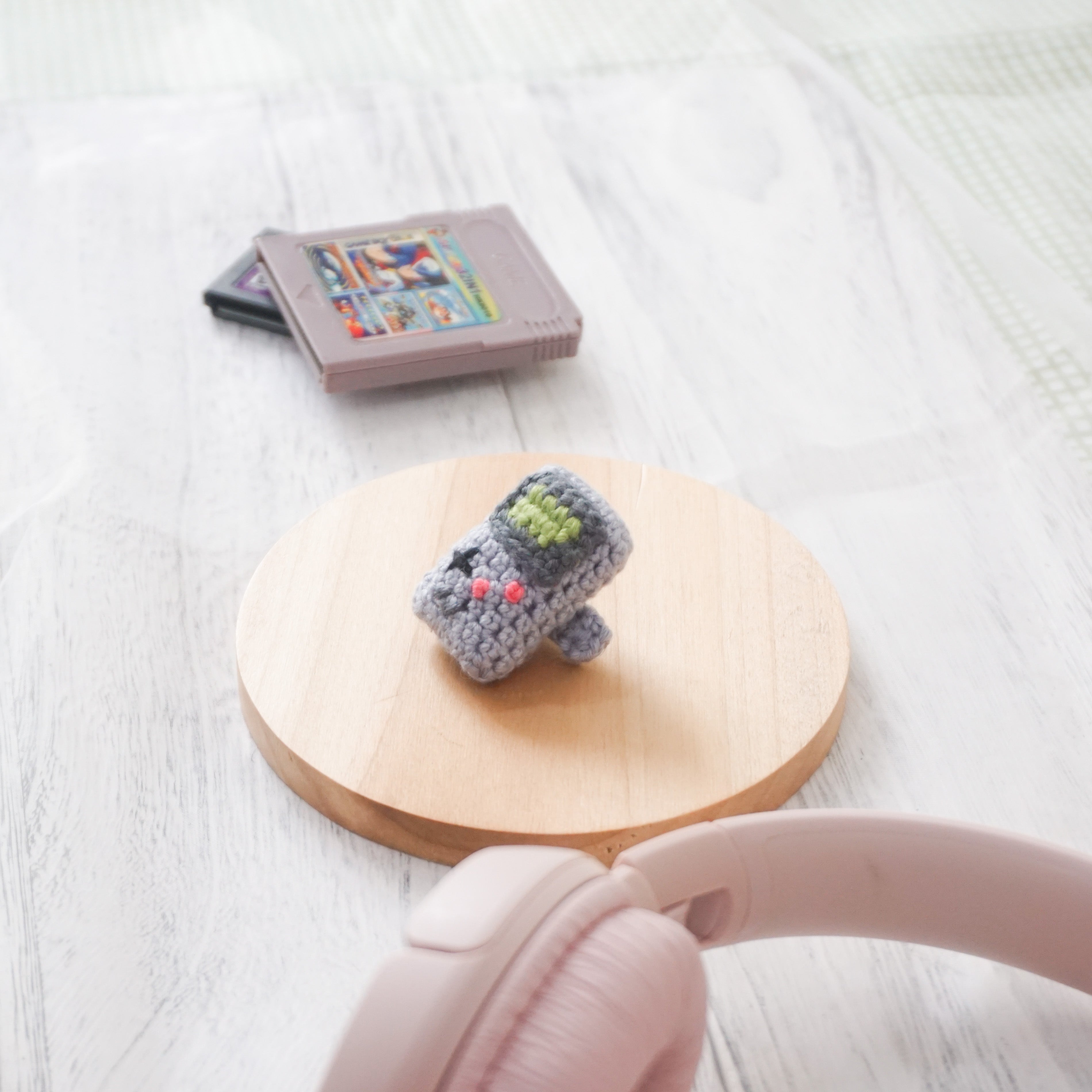 GameBoy Inspired Hairclip - Grey