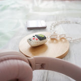 GameBoy Inspired Necklace - White